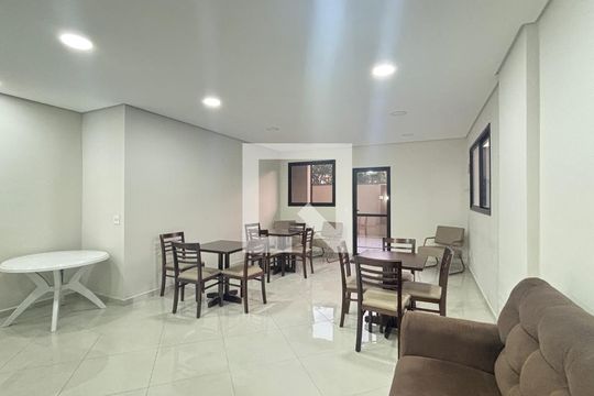 Área comum de apartamento à venda com 2 quartos, 57m² em Vila Valparaíso, Santo André