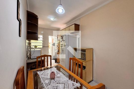 Cozinha de apartamento à venda com 2 quartos, 64m² em Jardim Santo Antônio, Santo André
