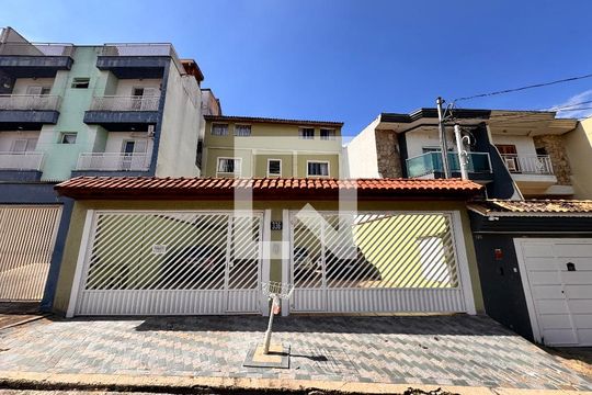 Fachada de apartamento à venda com 2 quartos, 64m² em Jardim Santo Antônio, Santo André