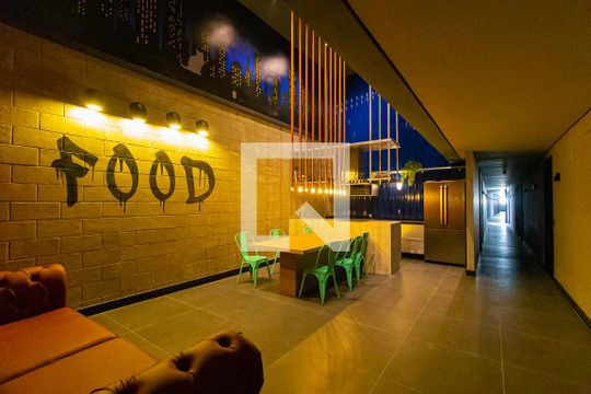 Área comum de kitnet/studio para alugar com 1 quarto, 27m² em Consolação, São Paulo