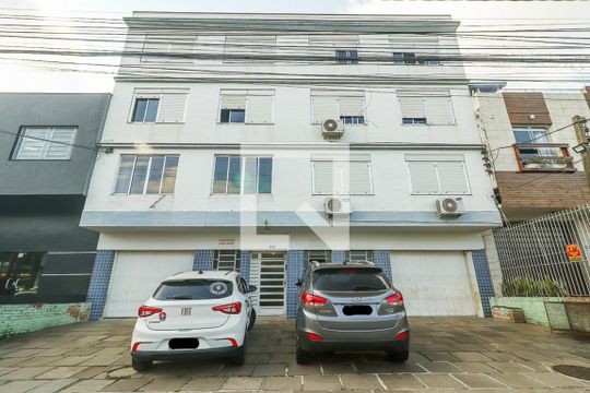 Fachada de apartamento à venda com 2 quartos, 69m² em Navegantes, Porto Alegre