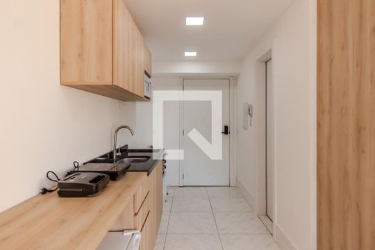 Cozinha de kitnet/studio à venda com 1 quarto, 35m² em Partenon, Porto Alegre