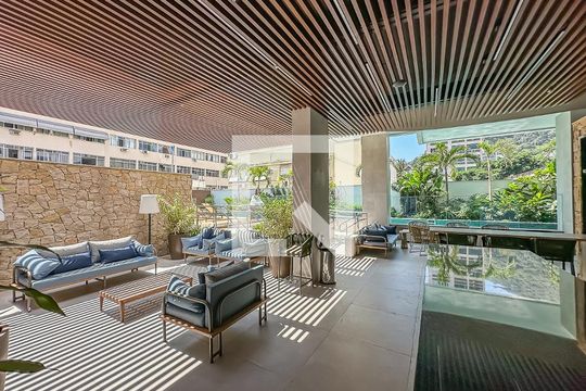 Área comum de apartamento à venda com 3 quartos, 158m² em Botafogo, Rio de Janeiro