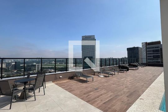 Área comum de apartamento para alugar com 1 quarto, 30m² em Pinheiros, São Paulo