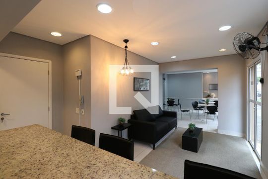 Área comum - Salão de festas de apartamento para alugar com 1 quarto, 48m² em Água Branca, São Paulo