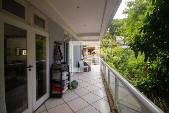 Varanda da Sala de casa à venda com 6 quartos, 250m² em Lagoa, Rio de Janeiro