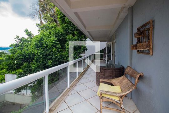 Varanda da Sala de casa à venda com 6 quartos, 250m² em Lagoa, Rio de Janeiro
