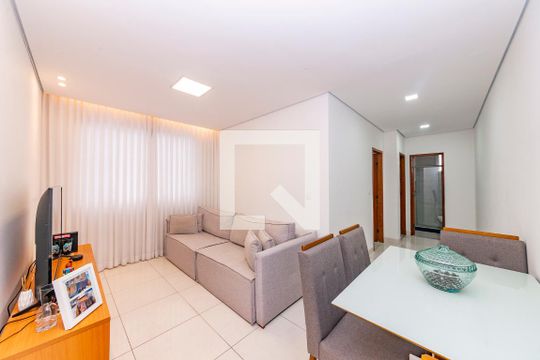 Sala de apartamento à venda com 2 quartos, 66m² em Buritis, Belo Horizonte