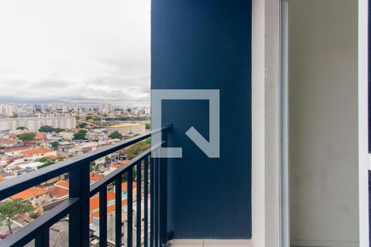 Varanda da Sala de apartamento para alugar com 2 quartos, 41m² em Vila Prudente, São Paulo