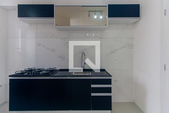 Cozinha de apartamento para alugar com 2 quartos, 41m² em Vila Prudente, São Paulo