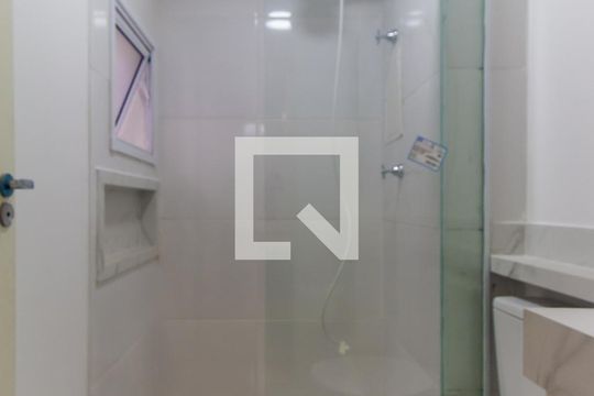 Banheiro de kitnet/studio para alugar com 1 quarto, 38m² em Vila Alpina, São Paulo