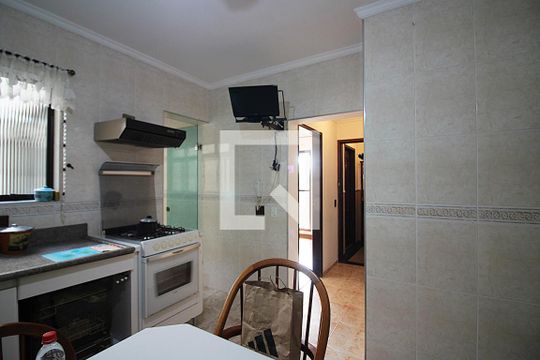 Cozinha de apartamento à venda com 3 quartos, 196m² em Vila Caminho do Mar, São Bernardo do Campo