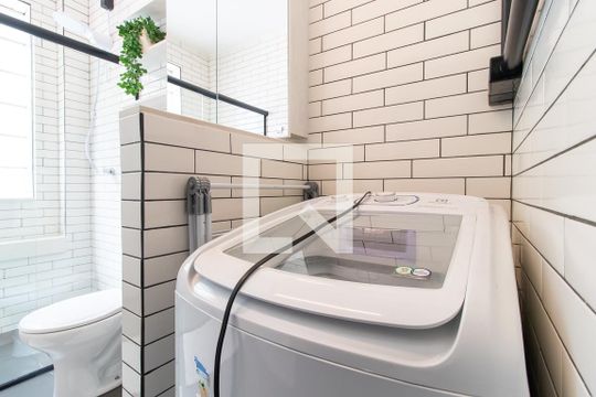 Área de Serviço de apartamento para alugar com 1 quarto, 55m² em Centro, Curitiba