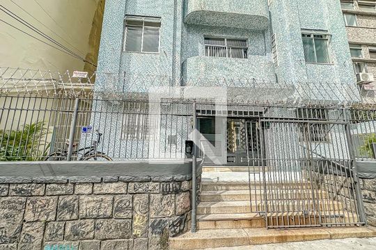 Fachada de apartamento para alugar com 1 quarto, 23m² em Glória, Rio de Janeiro