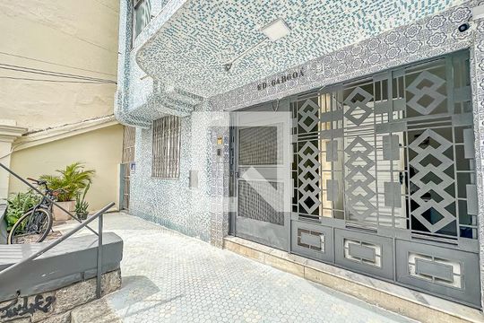 Fachada de apartamento para alugar com 1 quarto, 23m² em Glória, Rio de Janeiro