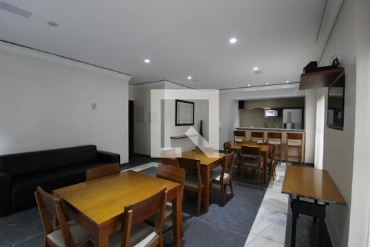 Área Comum - Salão de Festas de apartamento à venda com 1 quarto, 50m² em Moema, São Paulo