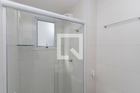 Banheiro de apartamento à venda com 1 quarto, 30m² em Jardim Caravelas, São Paulo