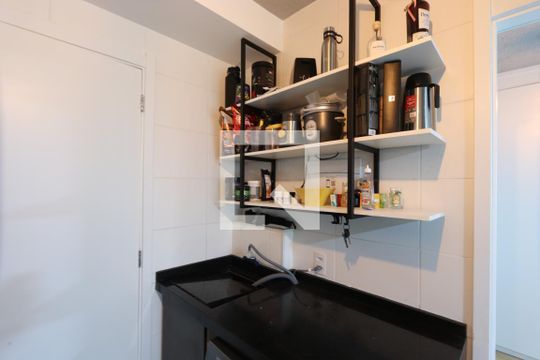 Cozinha - Lavanderia de apartamento à venda com 1 quarto, 31m² em Vila Ema, São Paulo