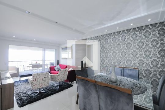 Sala de apartamento para alugar com 3 quartos, 147m² em Baeta Neves, São Bernardo do Campo