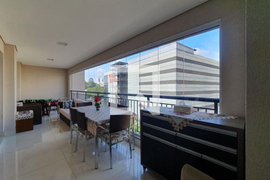 Varanda gourmet de apartamento para alugar com 3 quartos, 147m² em Baeta Neves, São Bernardo do Campo