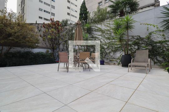 Área comum de apartamento para alugar com 3 quartos, 140m² em Jardim Paulista, São Paulo