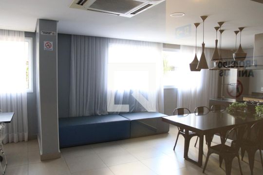 Área comum de apartamento para alugar com 1 quarto, 54m² em Setor Marista, Goiânia