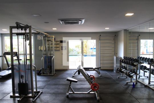 Área comum de apartamento para alugar com 1 quarto, 54m² em Setor Marista, Goiânia