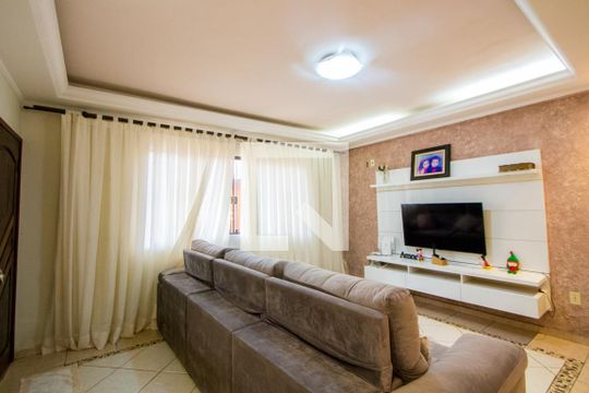 Sala de casa à venda com 3 quartos, 251m² em Vila Tibiriçá, Santo André