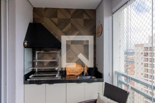 Varanda Sala de apartamento à venda com 2 quartos, 59m² em Picanço, Guarulhos
