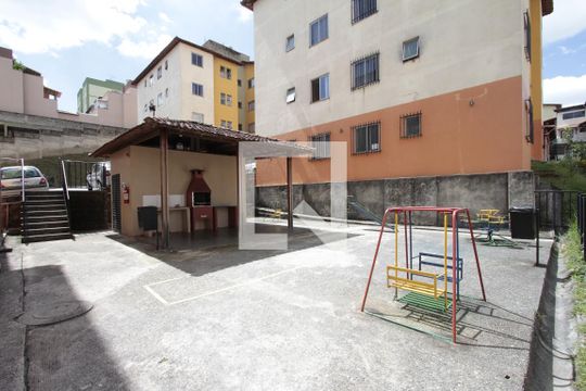 Área comum - Churrasqueira de apartamento para alugar com 2 quartos, 59m² em Camargos, Belo Horizonte