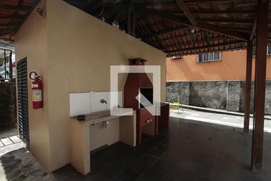 Área comum - Churrasqueira de apartamento para alugar com 2 quartos, 59m² em Camargos, Belo Horizonte