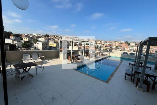 Área comum - Piscina de apartamento para alugar com 2 quartos, 46m² em Americanópolis, São Paulo