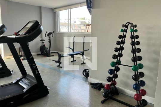 Área comum - Academia de apartamento para alugar com 2 quartos, 46m² em Americanópolis, São Paulo