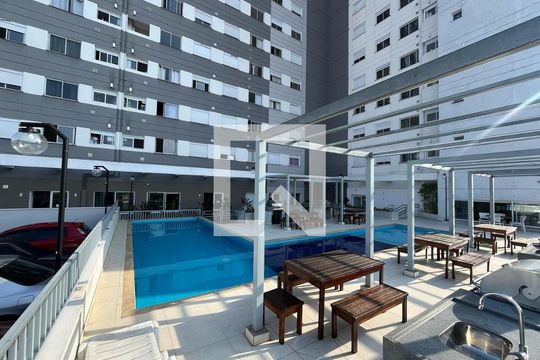Área comum - Piscina de apartamento para alugar com 2 quartos, 46m² em Americanópolis, São Paulo