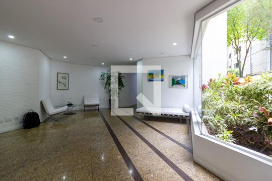 Área comum - Hall social de apartamento à venda com 1 quarto, 50m² em Jardim Paulistano, São Paulo
