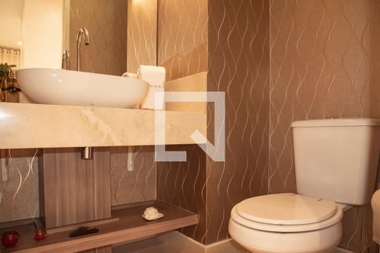 Lavabo de apartamento à venda com 2 quartos, 115m² em Chácara Inglesa, São Paulo