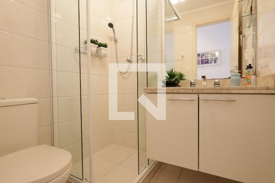 Banheiro de apartamento à venda com 2 quartos, 85m² em Parque Bairro Morumbi, São Paulo