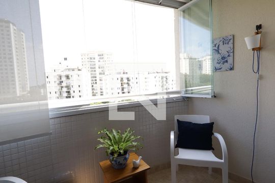 Varanda da Sala de apartamento à venda com 2 quartos, 85m² em Parque Bairro Morumbi, São Paulo