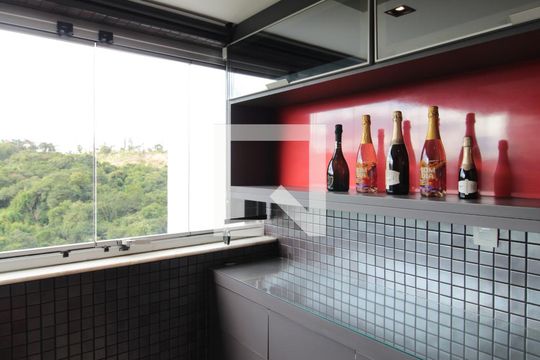 Varanda da Sala de apartamento para alugar com 2 quartos, 1427m² em Castelo, Belo Horizonte