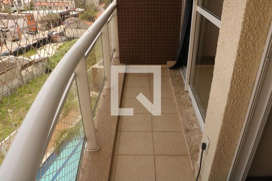 Varanda da Sala de apartamento para alugar com 1 quarto, 43m² em Alto da Lapa, São Paulo