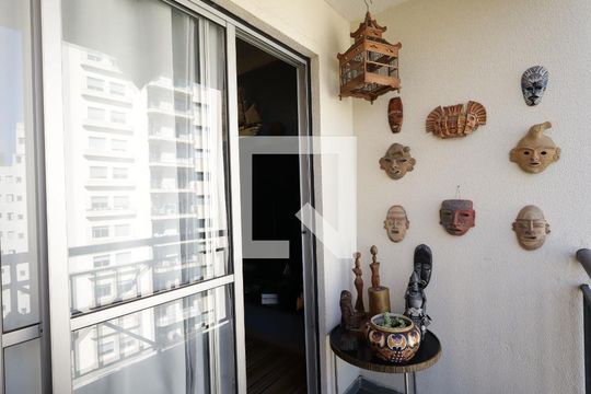 Varanda da Sala de apartamento à venda com 2 quartos, 47m² em Jardim Ampliação, São Paulo