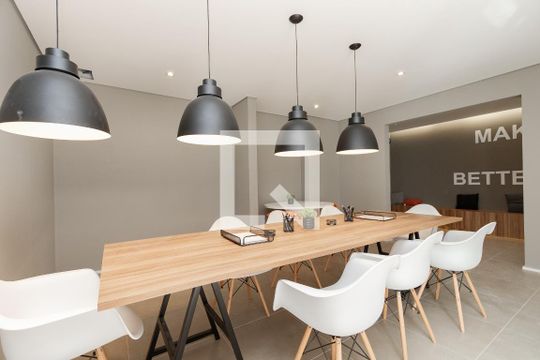 Área comum de apartamento para alugar com 1 quarto, 30m² em Jardim Caravelas, São Paulo