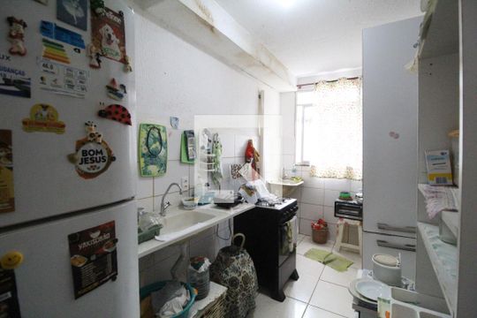 Cozinha de apartamento à venda com 2 quartos, 35m² em Jacarepaguá, Rio de Janeiro