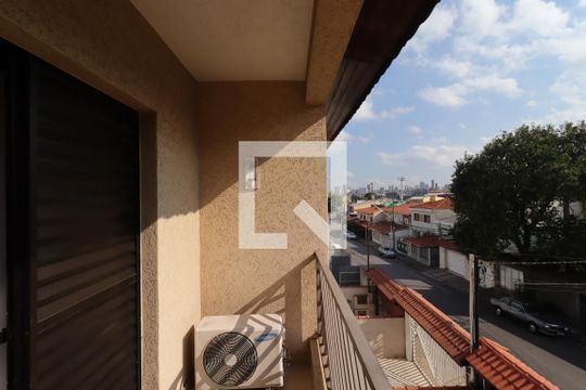 Varanda da Suíte de casa à venda com 3 quartos, 205m² em Vila Camilópolis, Santo André