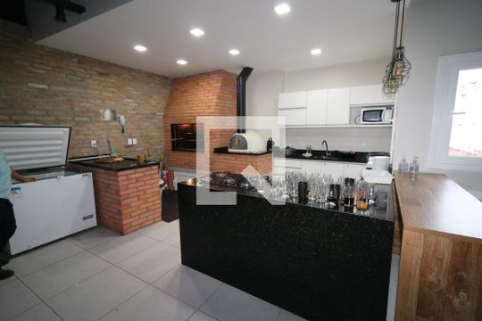 Área comum - Salão de festas de apartamento à venda com 2 quartos, 75m² em Medianeira, Porto Alegre