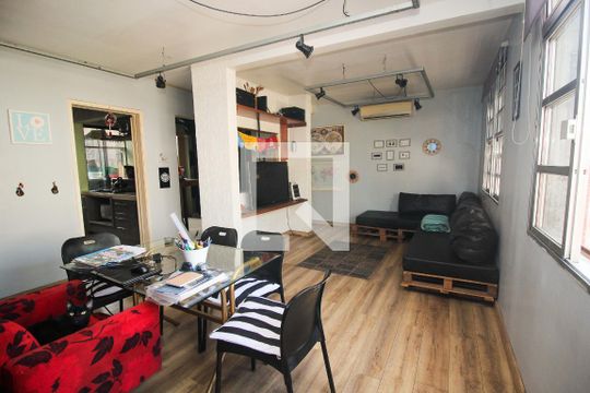 Sala de apartamento à venda com 2 quartos, 75m² em Medianeira, Porto Alegre