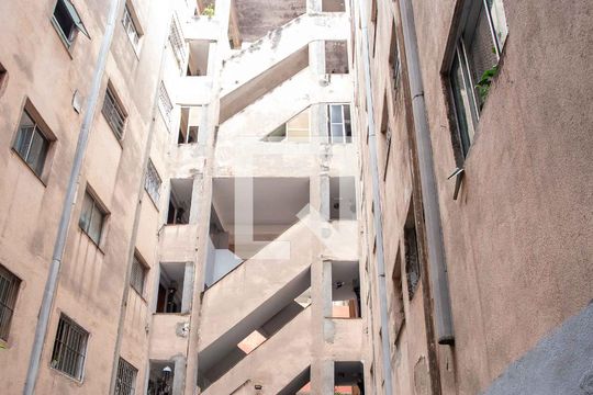 Fachada do bloco de apartamento à venda com 1 quarto, 25m² em Conceição, Diadema