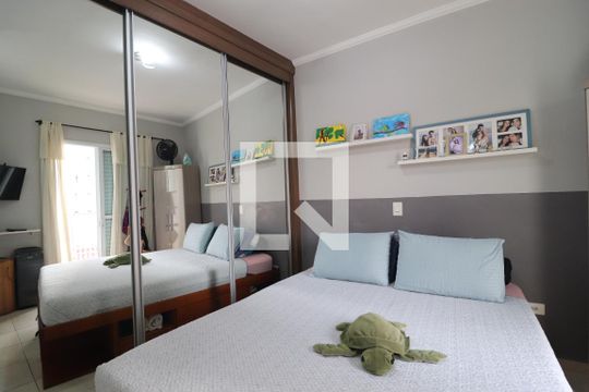 Suíte de apartamento à venda com 2 quartos, 120m² em Jardim Santo Antônio, Santo André