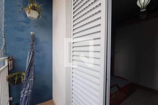 Varanda do Quarto 1 de apartamento à venda com 2 quartos, 120m² em Jardim Santo Antônio, Santo André