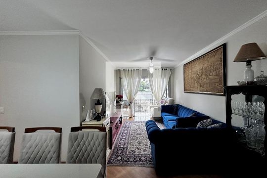 Sala de apartamento à venda com 3 quartos, 105m² em Santo Amaro, São Paulo